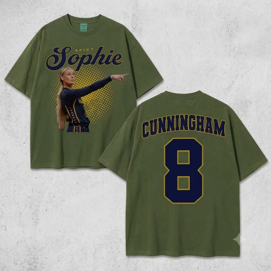 Sophie 8 Two-Sided Basketball Graphic Tee – Retro Gameday Hoops Fan Unisex Double-Sided T-Shirt-Pasimax