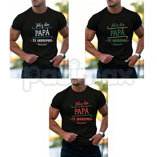 Spanish "Feliz Día Papá" T-Shirt – Latino Father's Day Graphic Tee-Pasimax