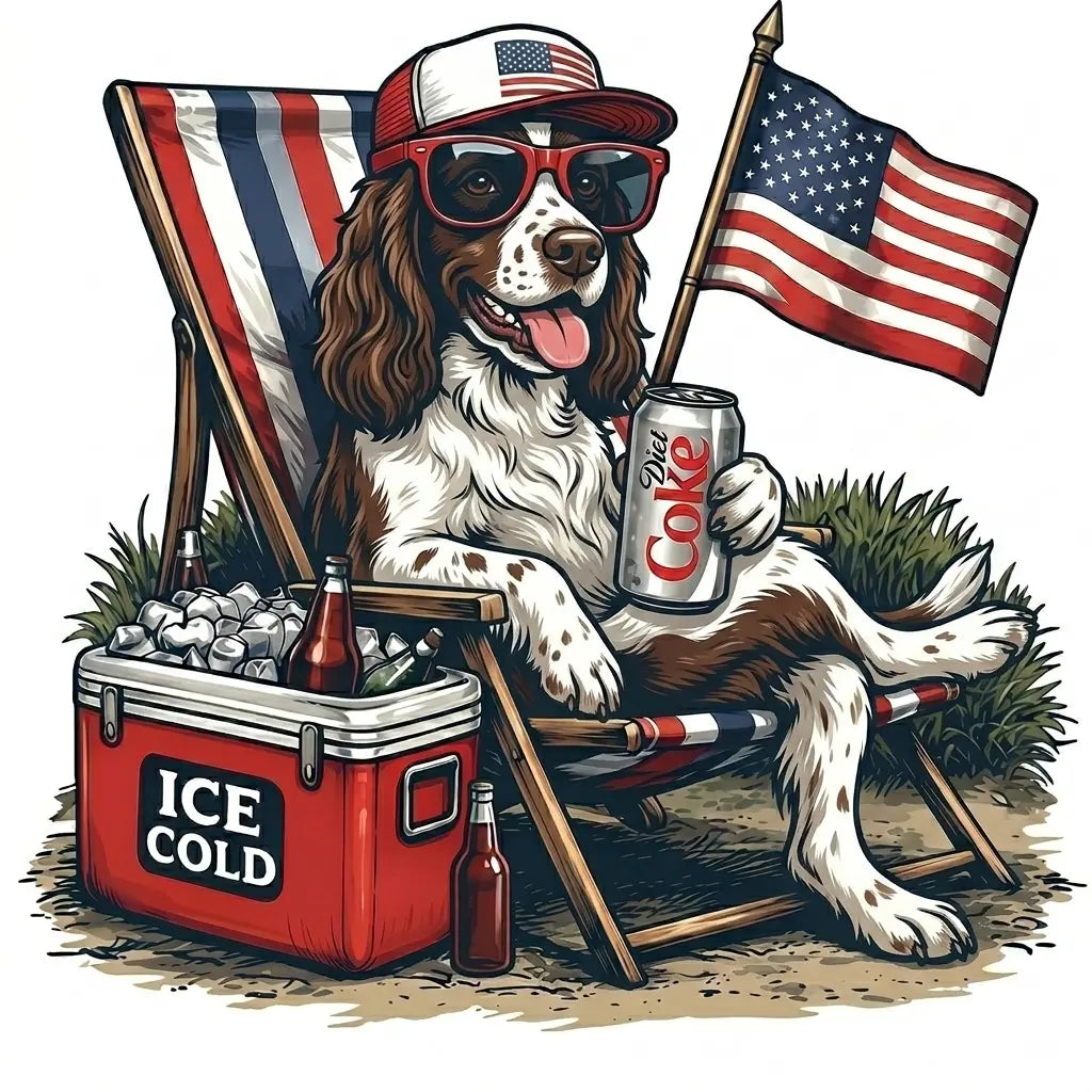 Comfort Colors® 50+ Dog Funny 4th of July T-Shirt – Retro Labrador Retriever Diet Coke Graphic Tee, Patriotic Animal Meme Shirt, Vintage USA Dog Lover Top