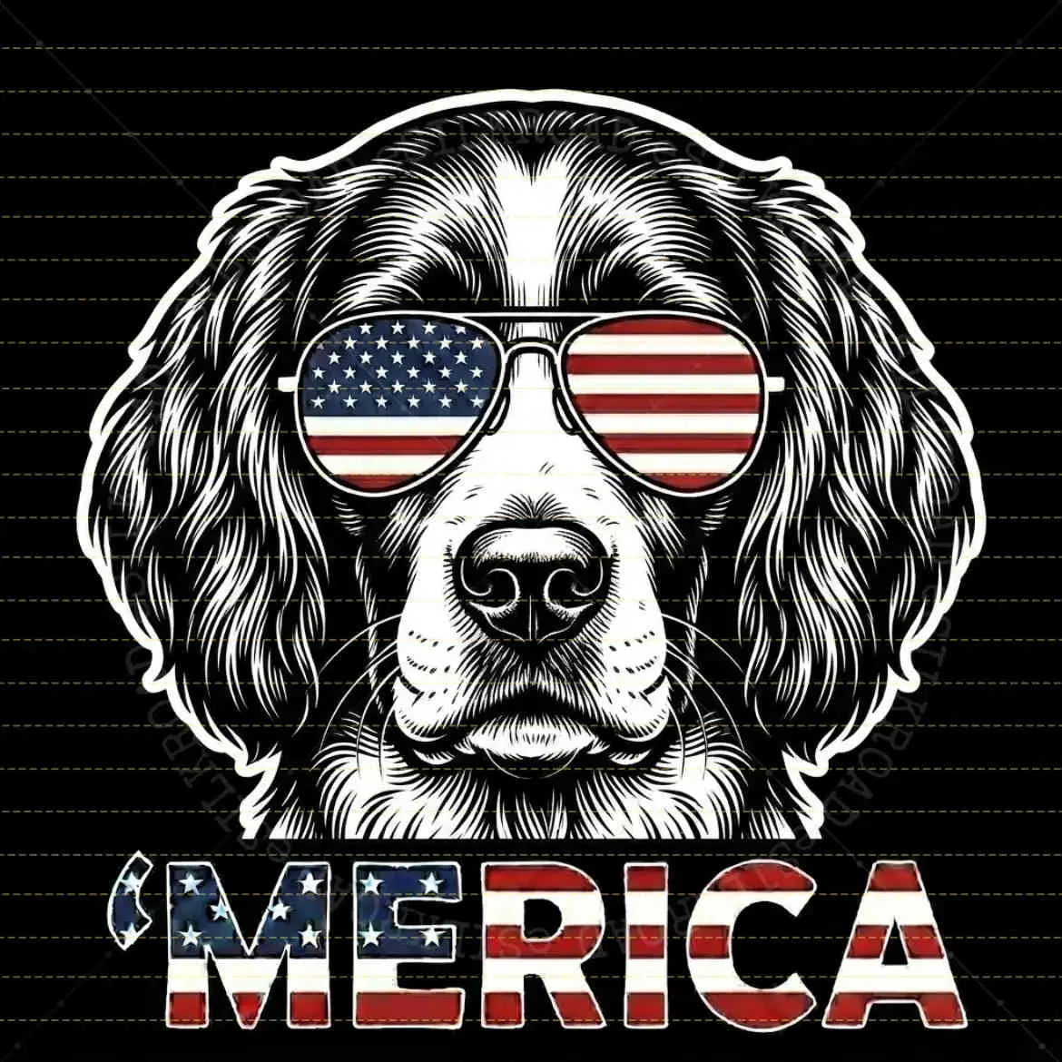 Comfort Colors® Vintage Dog 4th of July T-Shirt – Retro Patriotic Puppy Graphic Tee, Aesthetic Red White and Blue Dog Mom Dad Independence Day Top
