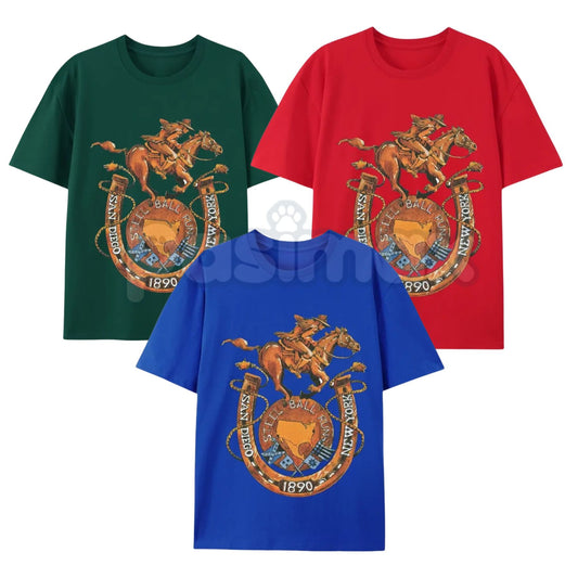 "Steel Ball Run" JoJo's Bizarre Adventure T-Shirt – SBR Johnny & Gyro Graphic Tee, Premium 100% Cotton JJBA Part 7 Top, Soft Lived-In Heavyweight Anime Fan Shirt, Made in USA-Pasimax
