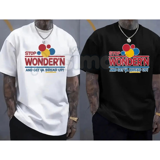 "Stop Wondering Get Your Bread Up" Motivational T-Shirt – Hustle Culture Graphic Tee, Premium 100% Cotton Financial Growth Top, Soft Lived-In Heavyweight Success Mindset Shirt, Made in USA-Pasimax