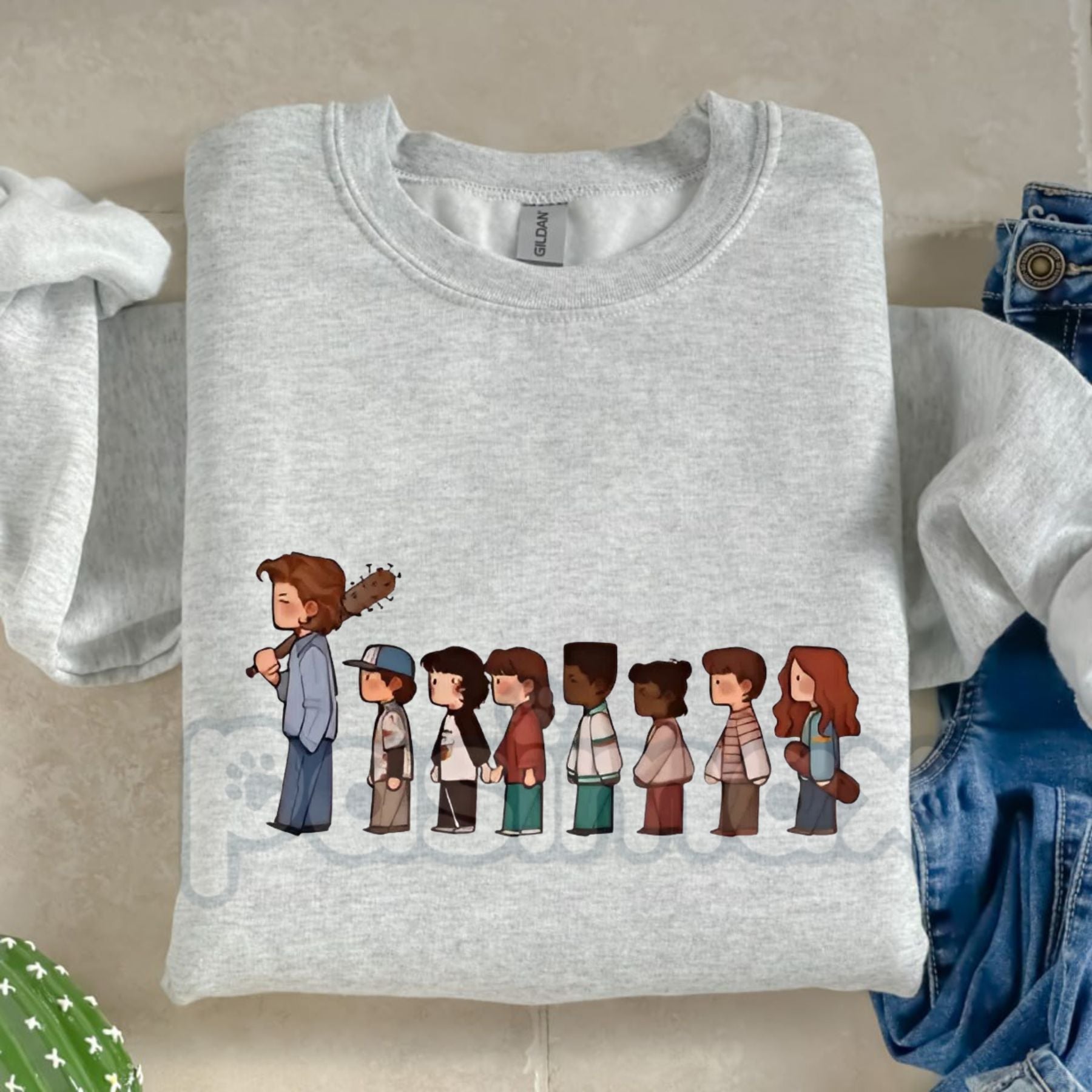 Stranger Steve and Seven Dwarfs Shirt Sweatshirt | Funny Stranger Things Disney Mashup Jumper | Steve Harrington Pop Culture Gift-Pasimax