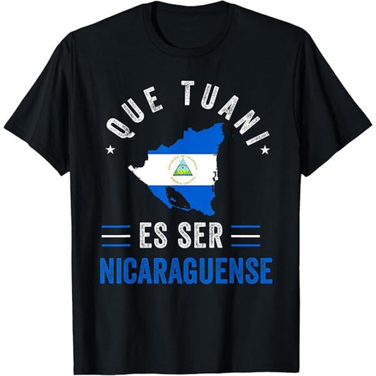 Stylish Heritage Nicaragua Flag T-Shirt - Nicoya Design Unisex Tee, Proud Nicaraguan Apparel, Cultural Gift-Pasimax