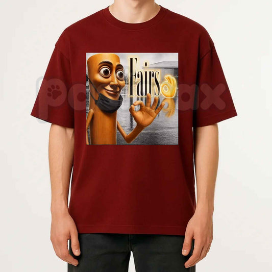T Tung Sahur Fairs Parody YBG Meme T Shirt – Funny Italian Brainrot Irony Tee, Chronically Online Tung Tung Sahur Unisex Classic Cotton Shirt-Pasimax