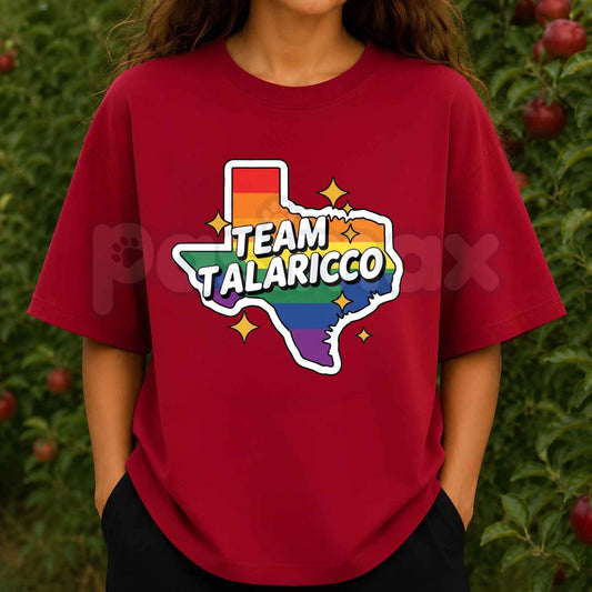Talarico For Texas Rainbow Pride T-Shirt – LGBTQ Democrat Political Unisex Tee-Pasimax