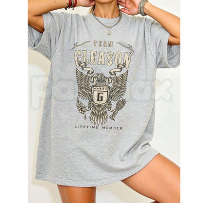 Team Gleason Lifetime Member T-Shirt – ALS Awareness No White Flags Graphic Tee-Pasimax