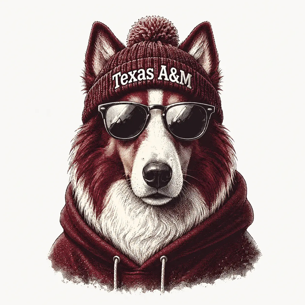 College Football Spirit Animal Sweatshirt | Game Day Mascot Graphic Pullover