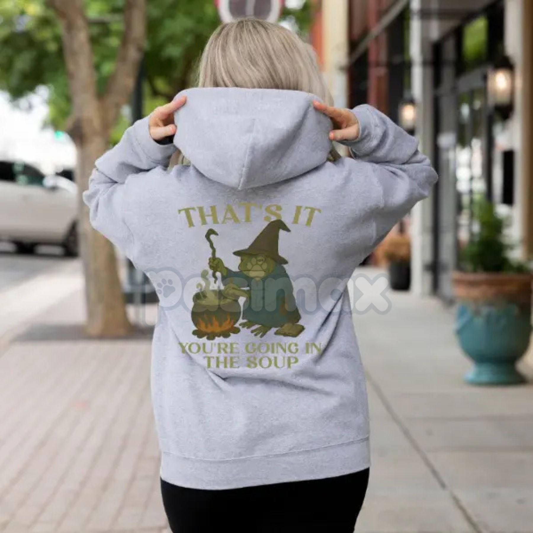 "That's It. You're Going in the Soup" Hoodie – Funny Slogan Pullover, Foodie Humor & Sarcastic Statement Apparel, Unisex-Pasimax