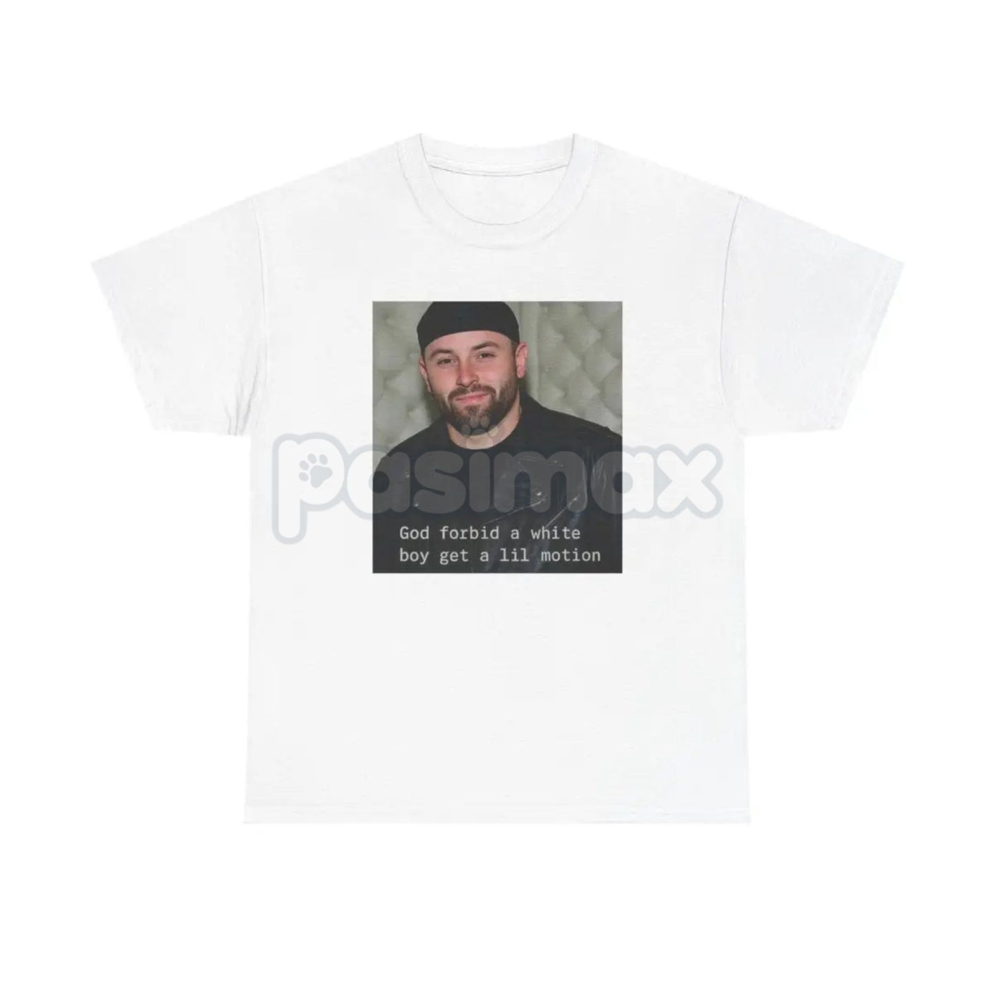 The "Baker 'White Boy' Tee" - Funny Self-Aware Slogan T-Shirt, Unisex Humor Graphic Tee, Casual Lifestyle Apparel-Pasimax