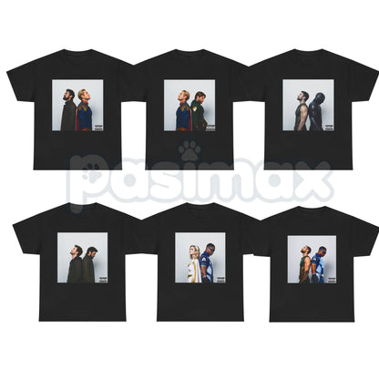 The Boys Side by Side T-Shirt – Squad Album Cover Graphic Tee-Pasimax