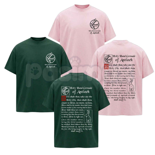 The Holy Hand Grenade of Antioch T-Shirt – Funny 1975 Meme Weirdcore Unisex Cotton Tee-Pasimax