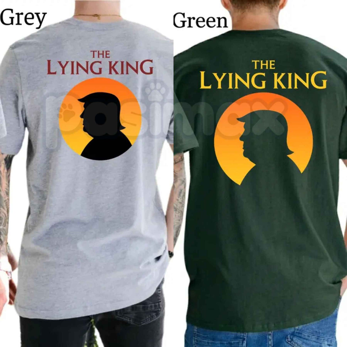 The Lying King T-Shirt – Funny Political Parody Unisex Cotton Graphic Tee-Pasimax