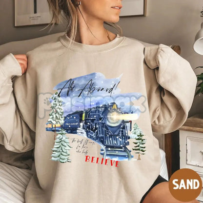 The Polar Express Train Ride Sweatshirt – Christmas Tradition Holiday Crewneck-Pasimax
