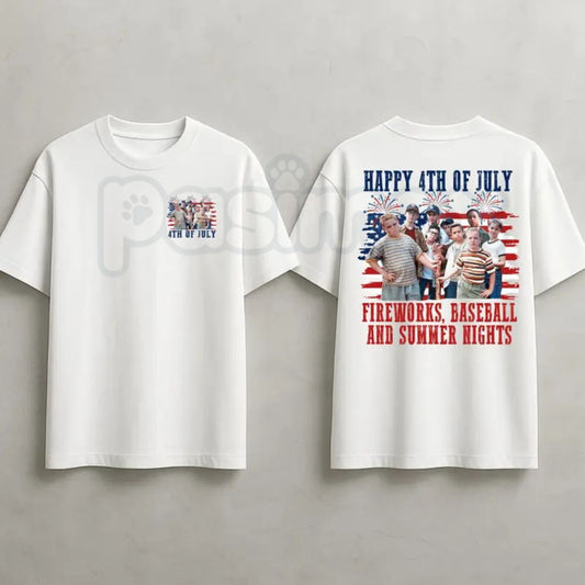 The Sandlot 4th of July T-Shirt – Vintage 1990s Movie Baseball Squad Graphic Tee-Pasimax