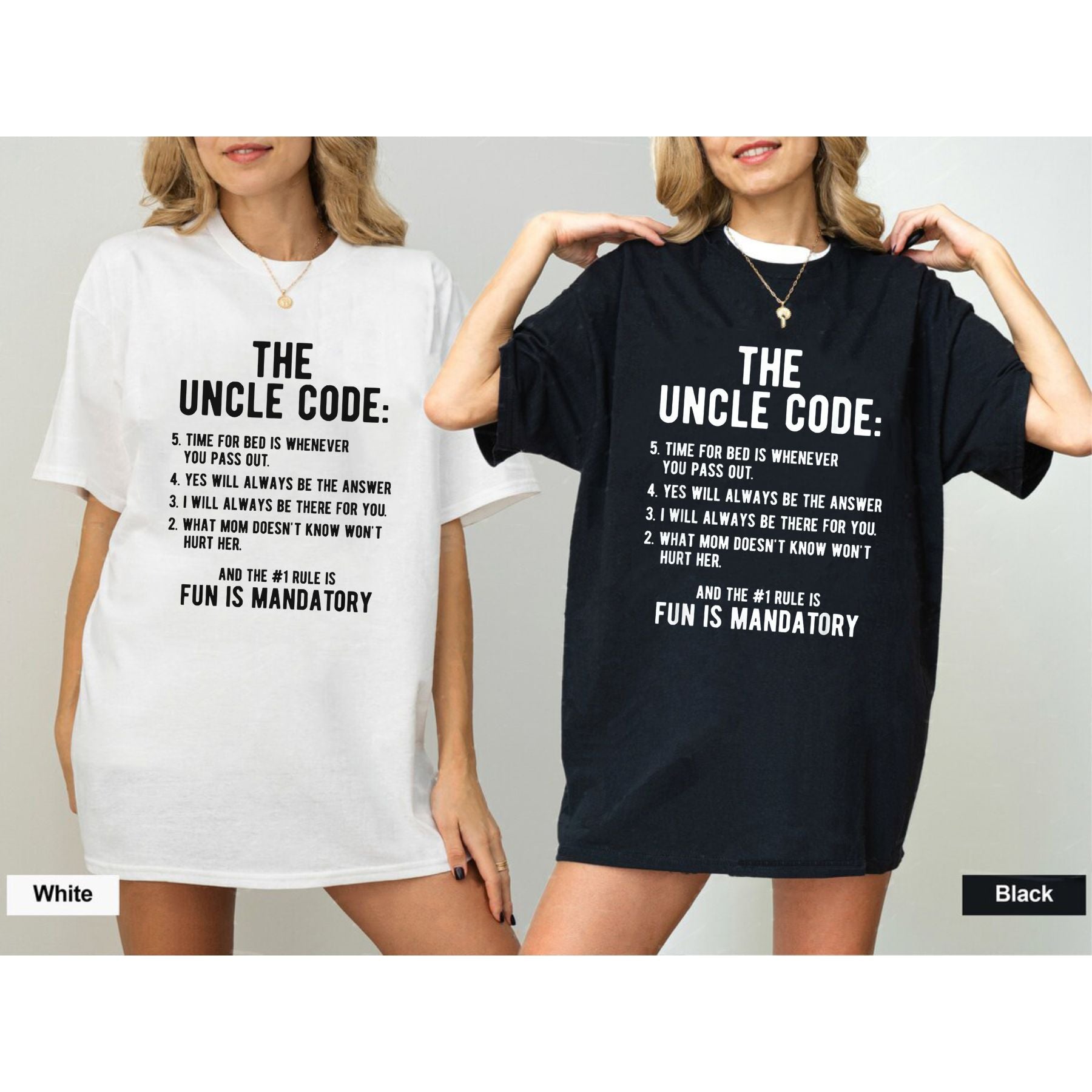 "The Uncle Code" T-Shirt - Funny Uncle Gifts From Niece Nephew, Cool T-Shirt-Pasimax