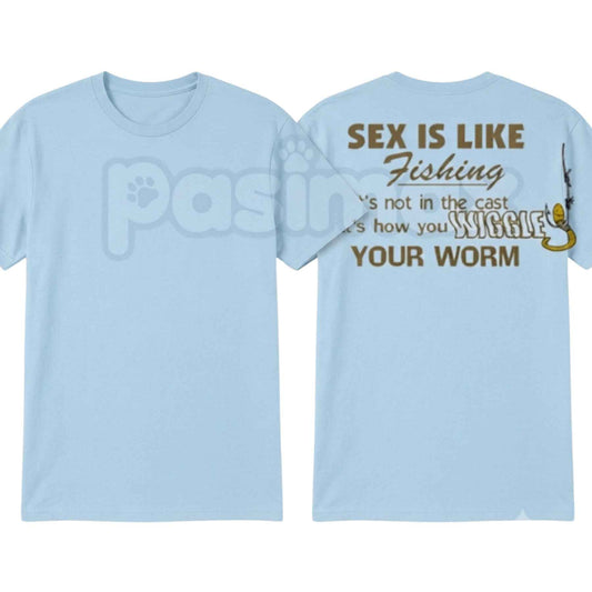 Think Like A Fish Graphic Tee – Funny Angler Weekend Fishing Trip Shirt, Classic Outdoor Fisherman Gift Unisex Cotton Graphic T-Shirt-Pasimax