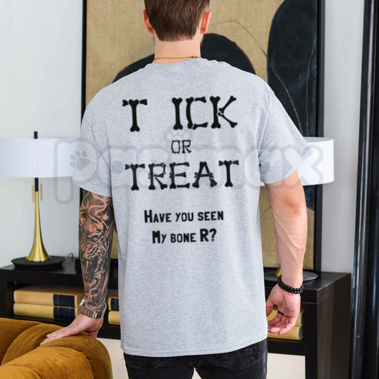 Tick Or Treat Halloween T-Shirt – Funny Bug & Blood Sucker Unisex Cotton Graphic Tee-Pasimax