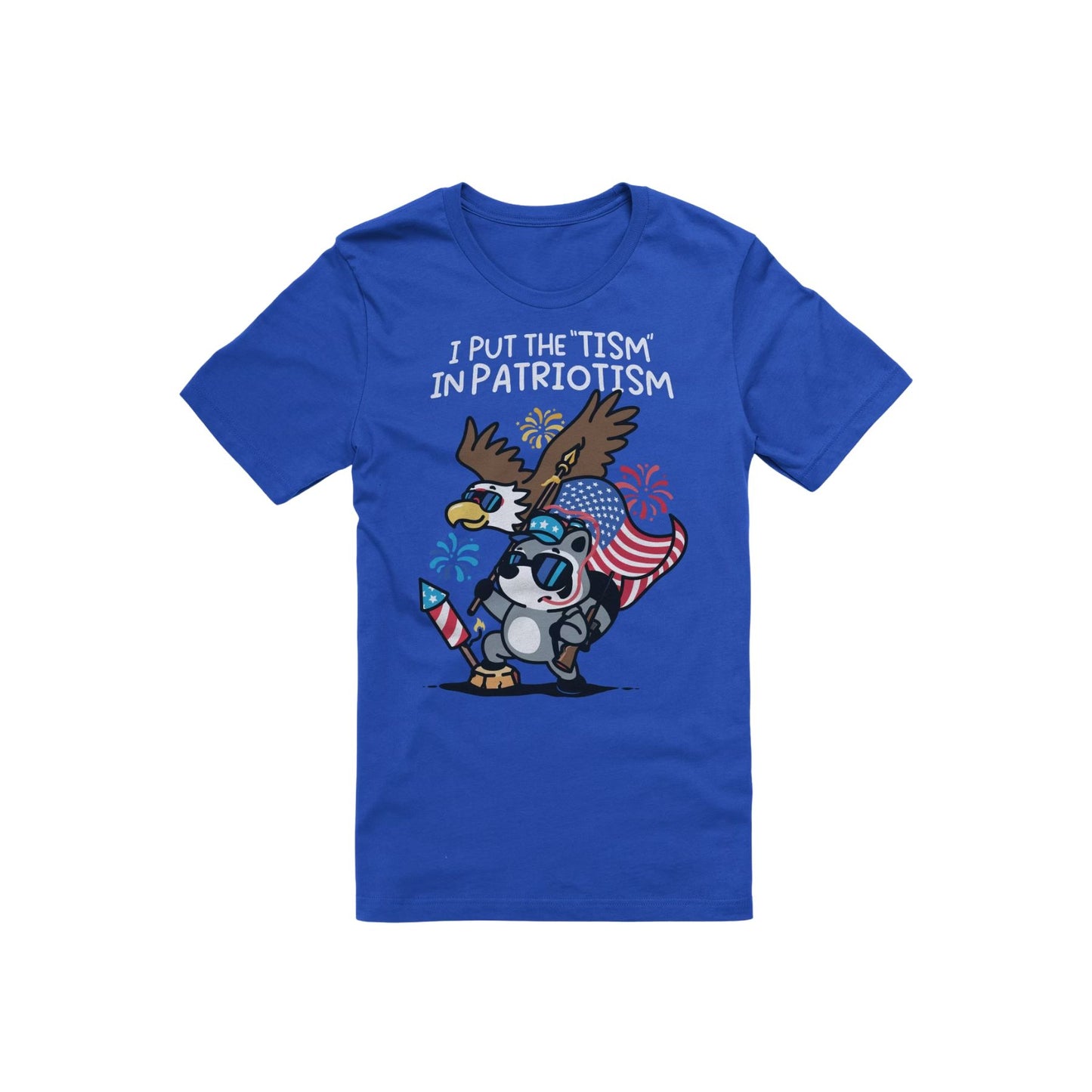 'Tism in Patriotism' T-shirt - Funny Internet Meme Shirt, Patriotic Humor Apparel-Pasimax