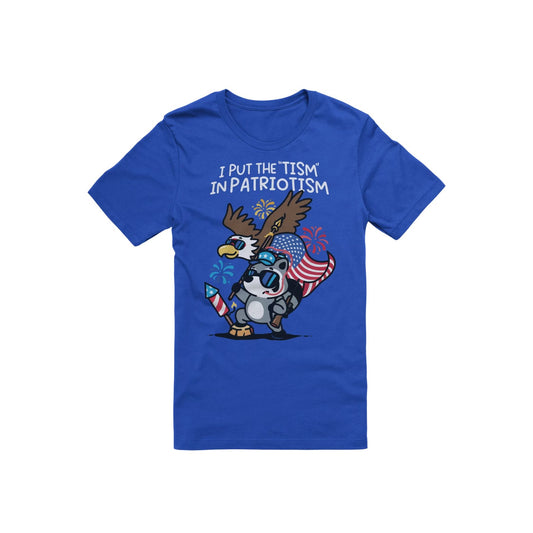 'Tism in Patriotism' T-shirt - Funny Internet Meme Shirt, Patriotic Humor Apparel-Pasimax