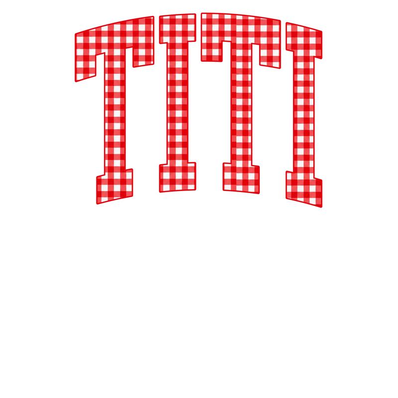 Customize MAMA Gingham Christmas Sweatshirt | Cute Personalized Mom Holiday Crewneck