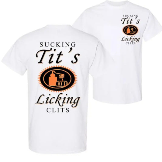 Tito Logo "Party Vibes" T-shirt - Drinking Humor Graphic Tee, Unisex Cotton Top-Pasimax