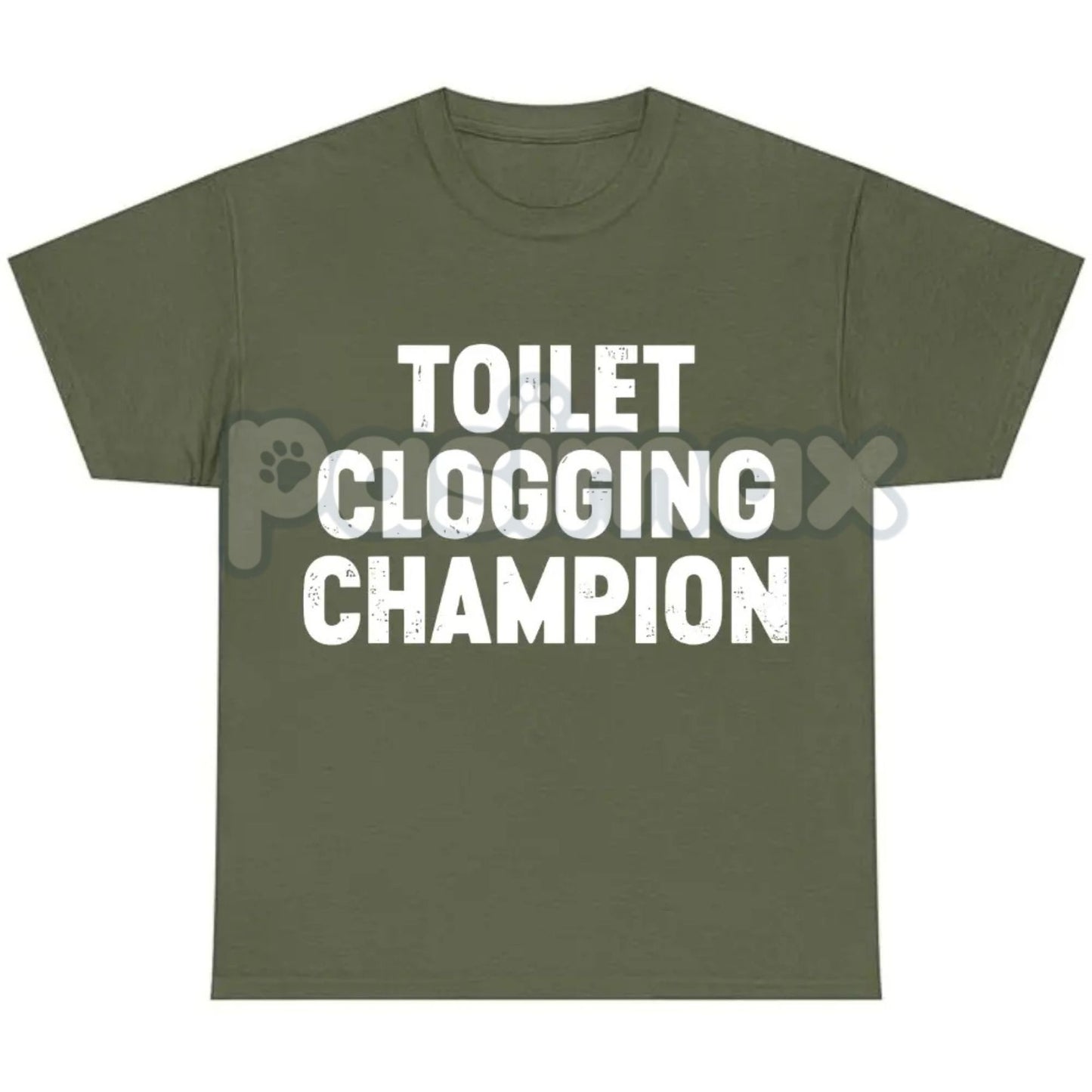Toilet Champion Tee - Funny Gag Gift Shirt, Humor Graphic T-Shirt, Bathroom King Slogan, Unisex Comedy Apparel-Pasimax