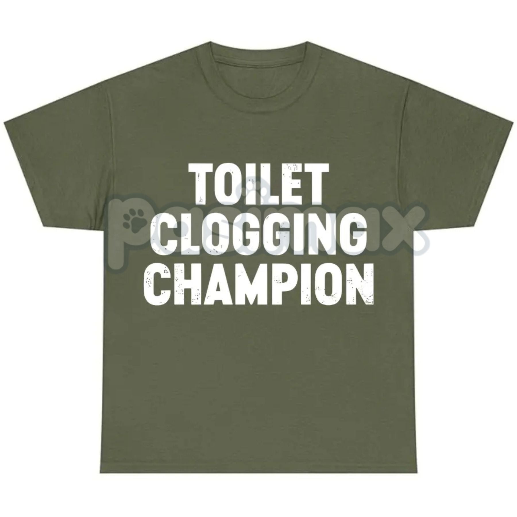 Toilet Champion Tee - Funny Gag Gift Shirt, Humor Graphic T-Shirt, Bathroom King Slogan, Unisex Comedy Apparel-Pasimax