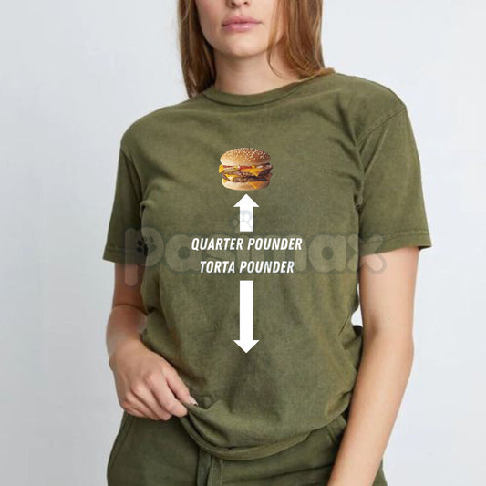 Torta Pounder Athletic Club T-Shirt - Vintage Logo Meme Tee, Funny Mexican Street Food Fan Apparel, Ironic Fitness & Foodie Graphic Shirt-Pasimax