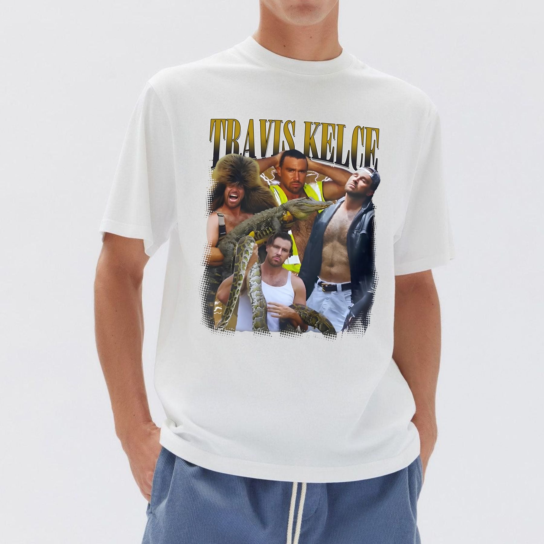 Travis Kelce T-Shirt - Kansas City Football Graphic Tee, Unisex Game Day Fan Shirt-Pasimax