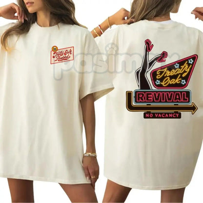 Treaty Oak Revival "No Vacancy" T-Shirt - Texas Red Dirt Country Music Tee, West Texas Rock Graphic Shirt, Official Style Band Fan Merch-Pasimax