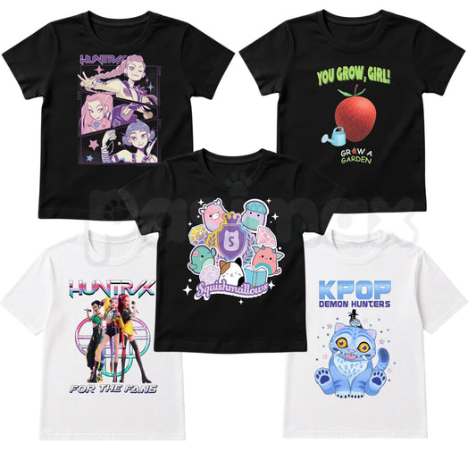 Trendy Pop Culture & Cute Graphic T-Shirt for Kids – Soft Cotton Funny Youth Graphic Tee-Pasimax