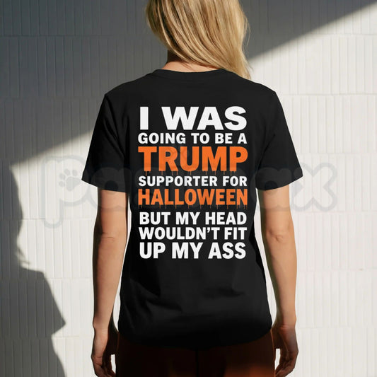 Trump Supporter Halloween Costume T-Shirt – Funny Anti-Trump Political Satire Tee-Pasimax