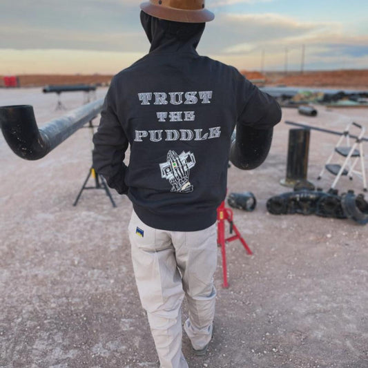"Trust The Puddle" Hoodie - Unisex Cozy Pullover, Inspirational & Unique Apparel-Pasimax