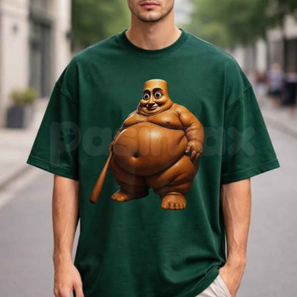 Tung Tung Tung Sahur Fat Meme T-Shirt – Viral Internet Humor Unisex Cotton Tee-Pasimax