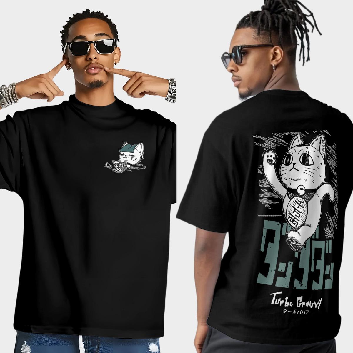 Turbo Granny Dandadan T-Shirt - Okarun & Momo Ayase Anime Graphic Tee, Fan Merch-Pasimax