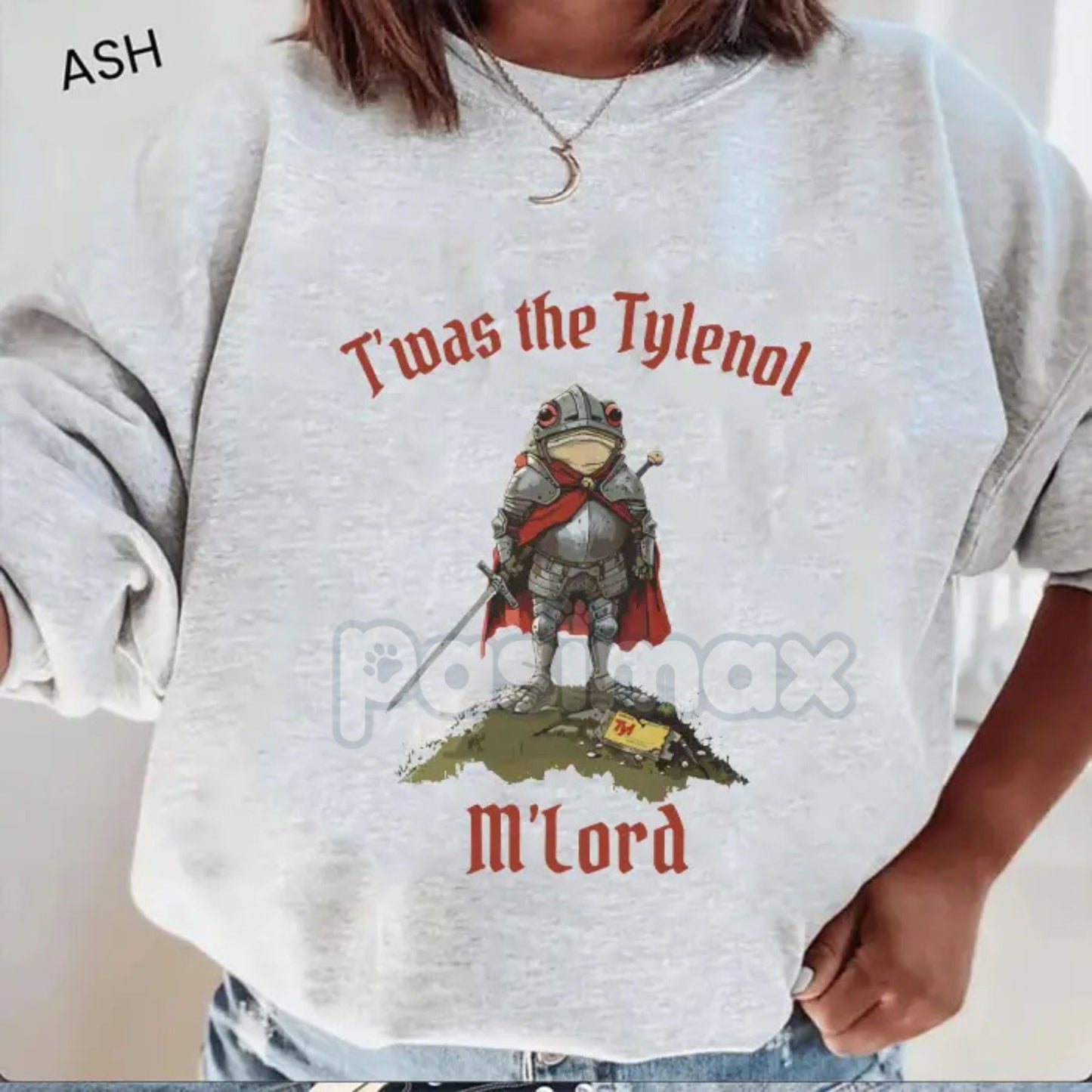 "Twas the Tylenol M'Lord" Funny Meme T-Shirt – Anti-RFK Jr. Pro-Science Liberal Frog Tee-Pasimax