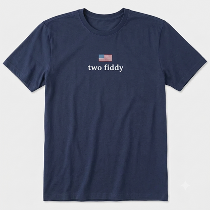 "Two Fiddy" Funny T-Shirt – Retro Internet Culture Meme Unisex Graphic Tee-Pasimax