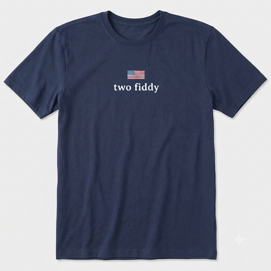 "Two Fiddy" Funny T-Shirt – Retro Internet Culture Meme Unisex Graphic Tee-Pasimax