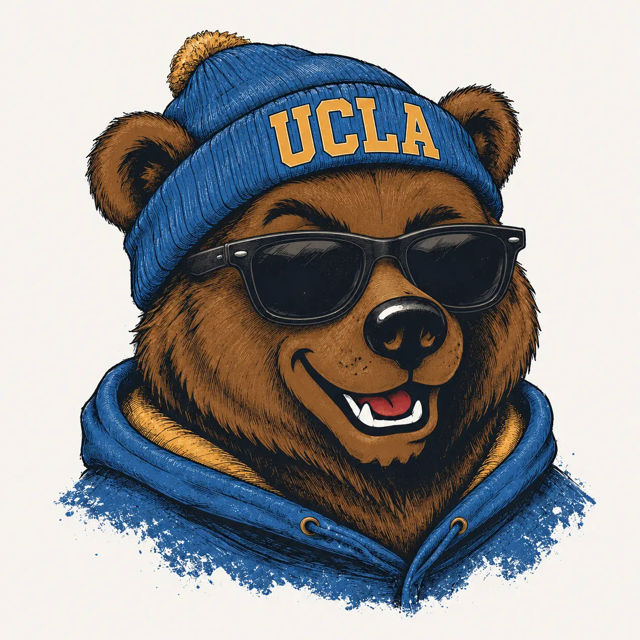 College Football Spirit Animal Sweatshirt | Game Day Mascot Graphic Pullover