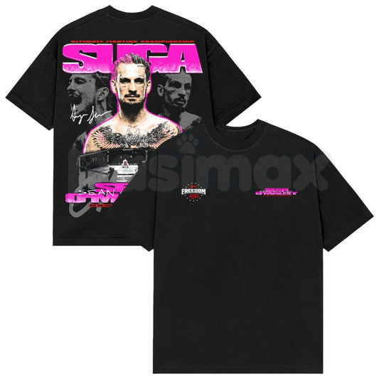 UFC "Freedom 250" Sean O'Malley T-Shirt – Retro Suga Show MMA Fighter Patriotic Graphic Tee-Pasimax
