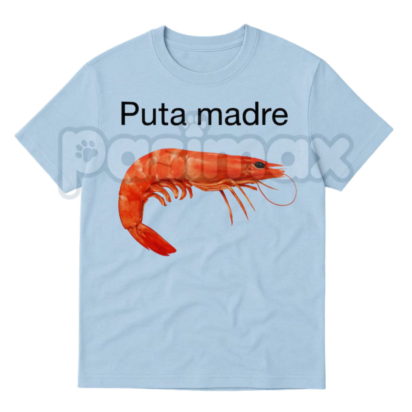 Unhinged Shrimp Meme Graphic Tee - Absurdist Internet Humor Shirt, Viral Shrimp Joke Apparel, Niche Surreal Comedy Gift-Pasimax