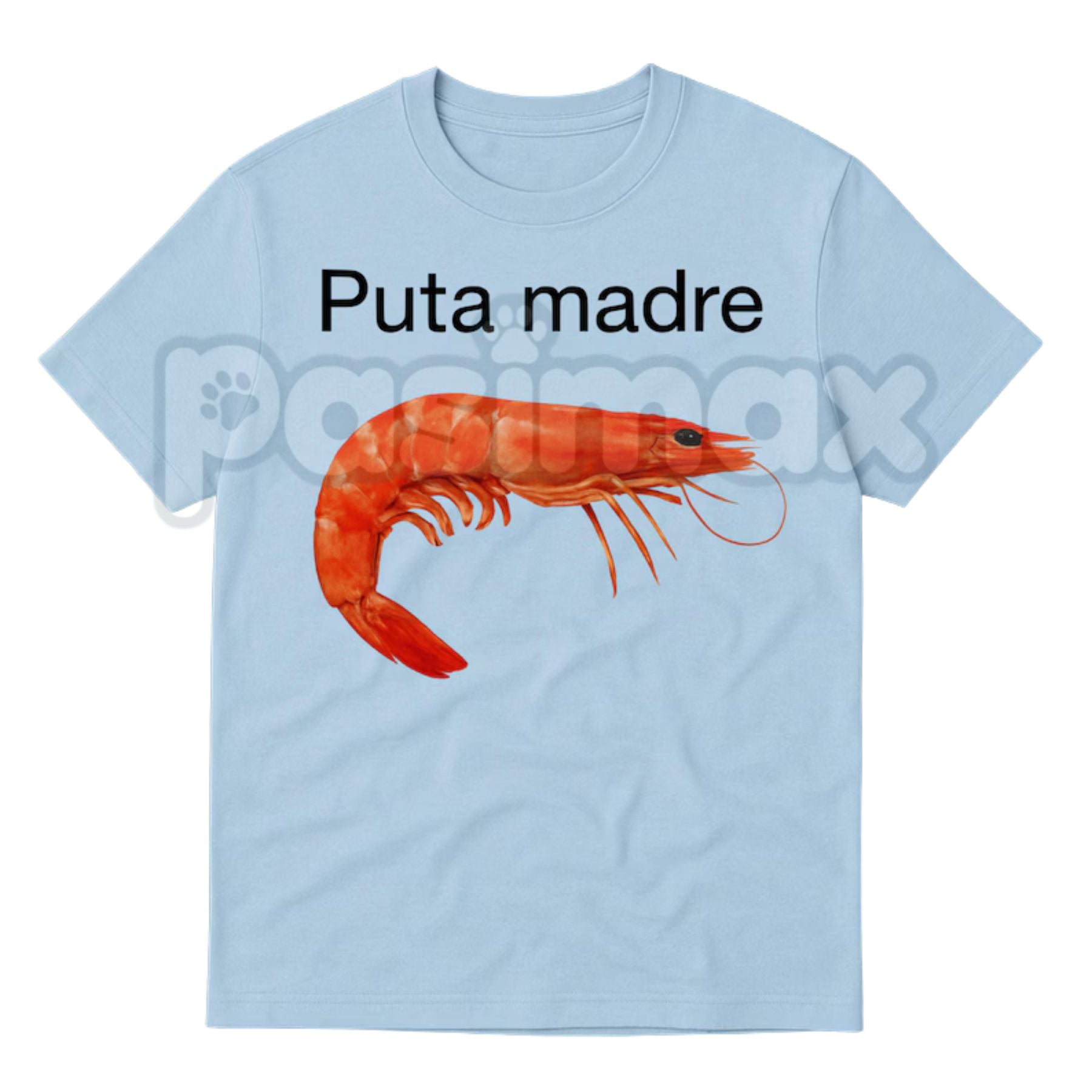 Unhinged Shrimp Meme Graphic Tee - Absurdist Internet Humor Shirt, Viral Shrimp Joke Apparel, Niche Surreal Comedy Gift-Pasimax