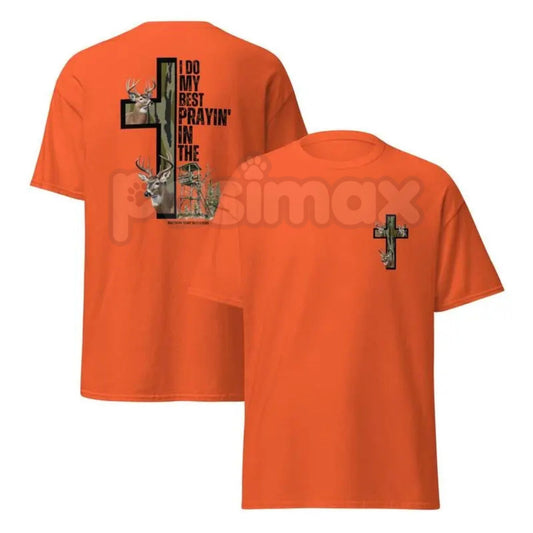 Unisex Christian Hunter T-Shirt - Faith & Field Apparel, Religious Hunting Graphic Tee, Outdoorsman Scripture Shirt-Pasimax