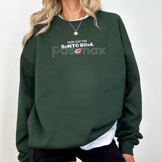 Unisex "Here for the Benito Bowl" Fan Sweatshirt – Youth & Adult Matching Apparel-Pasimax