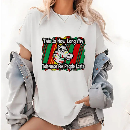 Unisex Tolerance Tee - Funny Humorous T-Shirt, Printed in the USA Social Commentary Apparel-Pasimax