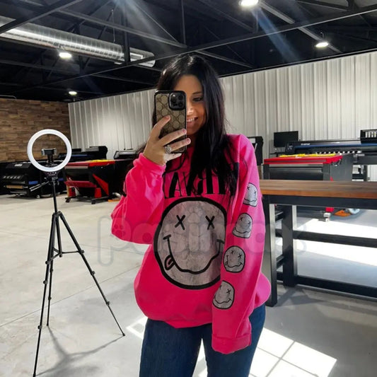 Urban Camo Sweatshirt | Monochromatic Streetwear Jumper | Edgy Gray City Camouflage Crewneck | Modern Unisex Apparel-Pasimax