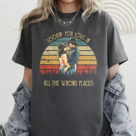"Urban Cowboy" Vintage Movie T-Shirt - Bud & Sissy Western Retro Tee, Classic Quote Apparel-Pasimax