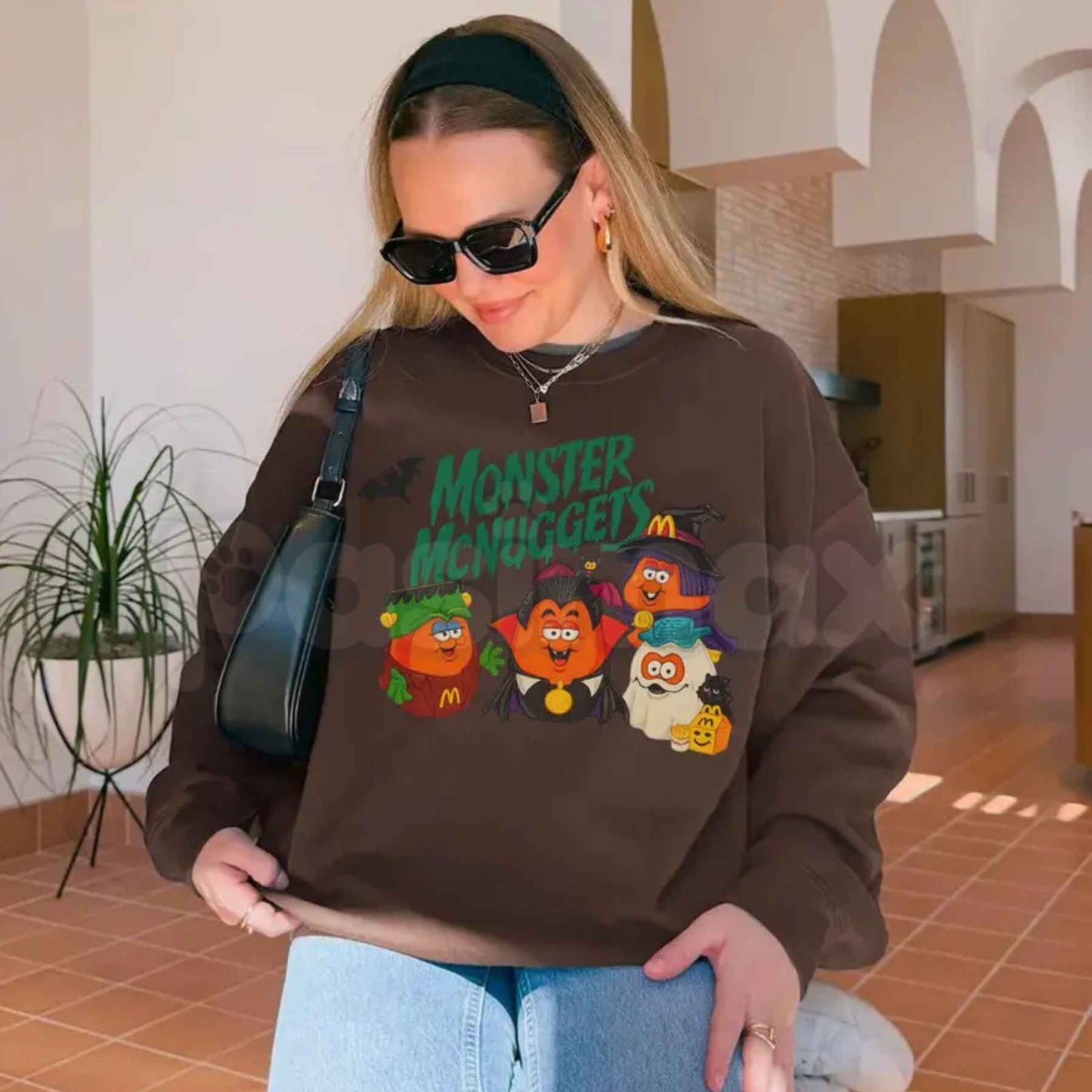 Vintage Halloween Nuggets Sweatshirt | 90s Monster Nuggets Shirt-Pasimax