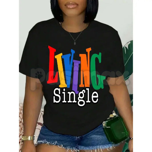 Vintage "Living Single" Graphic T-Shirt – Retro 90s Sitcom Tribute Tee, Premium 100% Cotton Brooklyn Squad Top, Soft Lived-In Heavyweight Classic TV Fan Shirt, Made in USA-Pasimax